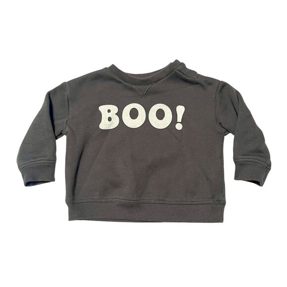 Little Co Boo! Crewneck Sweatshirt Size 6m - Picture 1 of 5